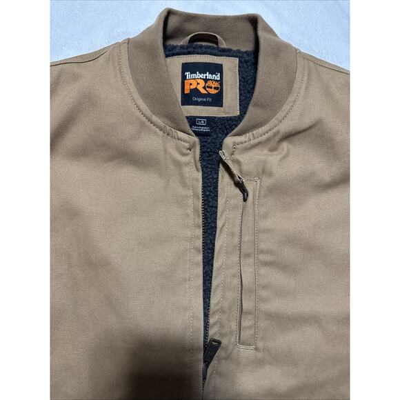 Men's Timberland PRO Gritman Fleece-Lined Canvas Vest L - Picture 2 of 7